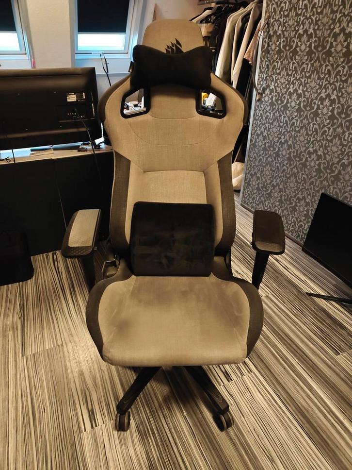 Corsair T3 Gaming Stoel, Huis en Inrichting, Bureaustoelen, Zwart, Ophalen