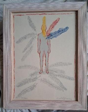 Mark Brusse litho gesigneerd beschikbaar voor biedingen