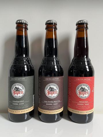 Jopen Brouwerij - Set van 3 gerijpte barrel aged bieren (2) beschikbaar voor biedingen