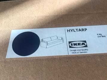 HYLTARP Hoes 3-zitsbank, Tallmyra blauw, NIEUW 605.663.02 beschikbaar voor biedingen