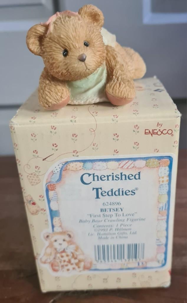 cherished teddies betsey, Ophalen of Verzenden, Gebruikt, Beeldje, Cherished Teddies
