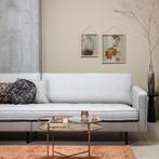 BePureHome Rodeo 3-Zits Bank - Grijs/Beige Gewoven Stof, Ophalen, 250 tot 300 cm, Driepersoons, 75 tot 100 cm