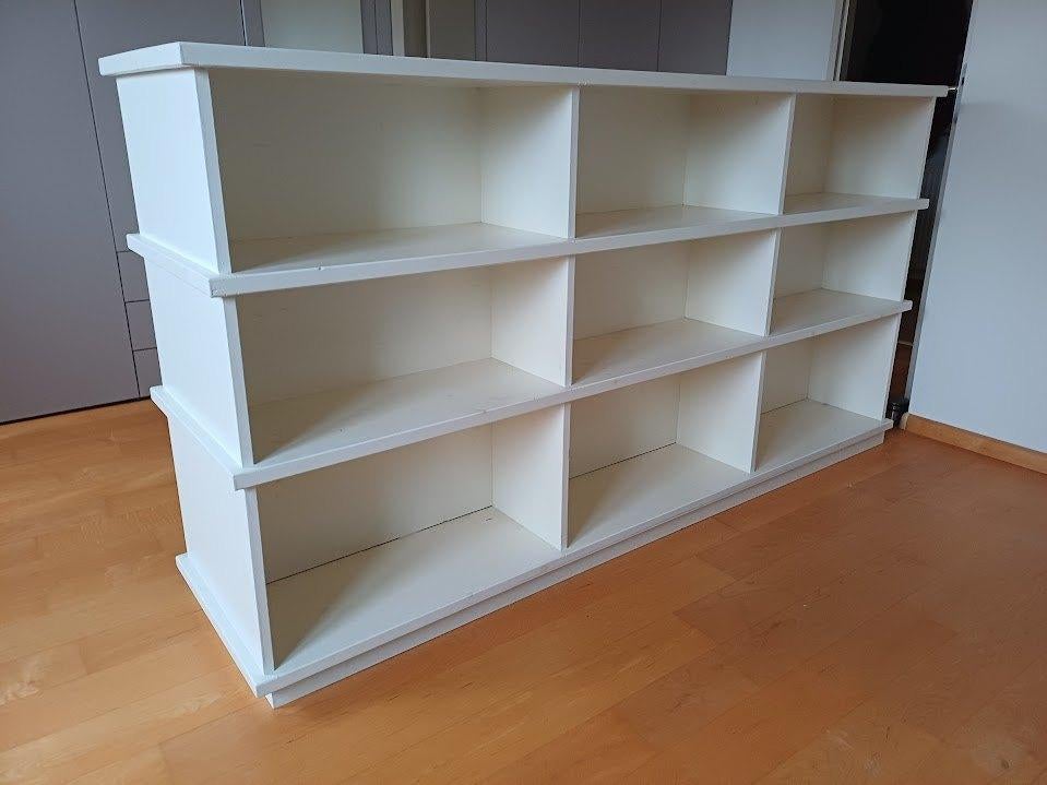 degelijke houten boekenkast, werkbank, roomdivider, Huis en Inrichting, Kasten | Boekenkasten, Ophalen, Gebruikt, 50 tot 100 cm