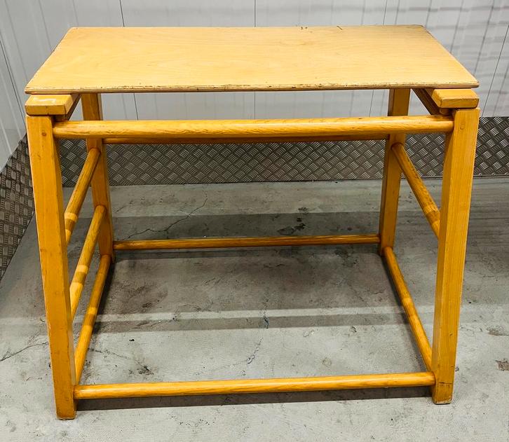 Klimrek hut bouwen hout rek kleutergym, Kinderen en Baby's, Speelgoed | Houten speelgoed, Gebruikt, Overige typen, Ophalen