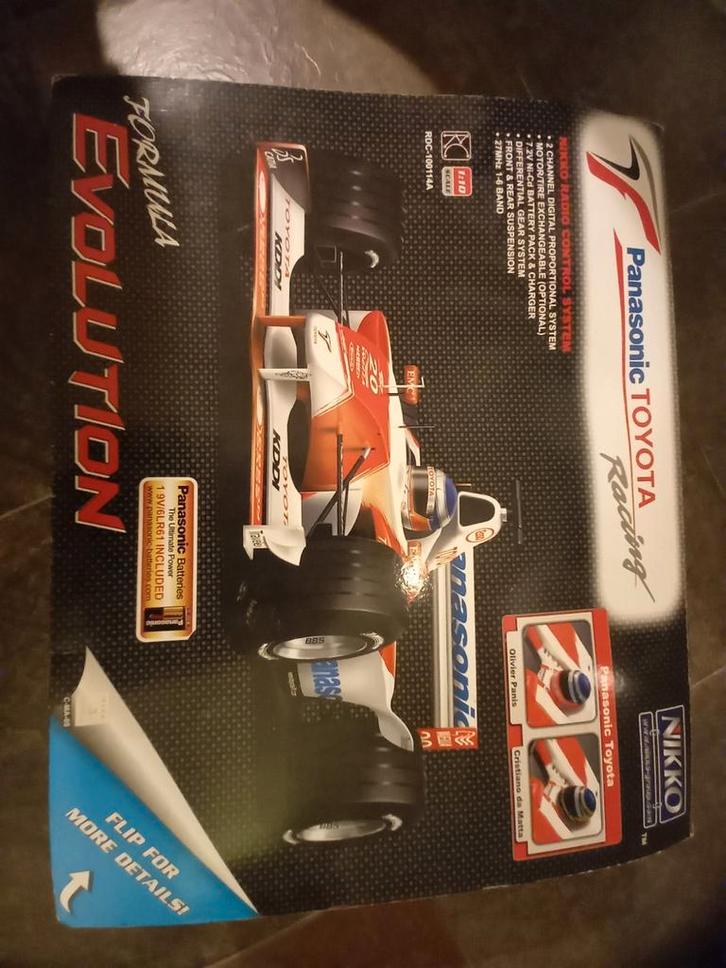 Speelgoed Panasonic Toyota F1 Auto - Compleet in Doos!, Hobby en Vrije tijd, Modelbouw | Auto's en Voertuigen, Zo goed als nieuw
