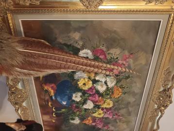 Schilderij  bloemen ( jj. Foulon ) beschikbaar voor biedingen