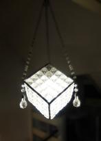 hang lamp jaren 20 Art Deco glas/ kristal, Ophalen of Verzenden