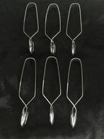 Slakkentangen - Set van 6/10 stuks, Ophalen of Verzenden, Gebruikt, Rvs of Chroom, Los bestek