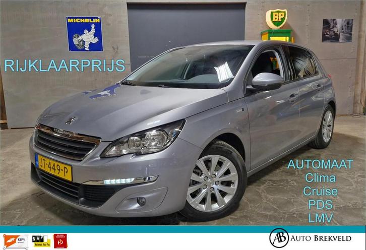 Peugeot 308 1.2 PureTech Style 131PK AUTOMAAT | Rijklaarprij, Auto's, Peugeot, Bedrijf, Te koop, ABS, Airbags, Airconditioning
