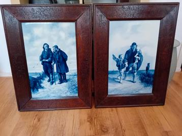TEGELPLAAT DELFTS BLAUW PLAQUETTE DELFTS BLAUW 2 STUKS beschikbaar voor biedingen