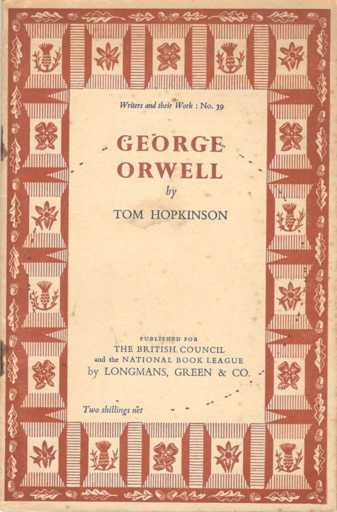 George Orwell by Tom Hopkinson., Boeken, Taal | Engels, Gelezen, Ophalen of Verzenden