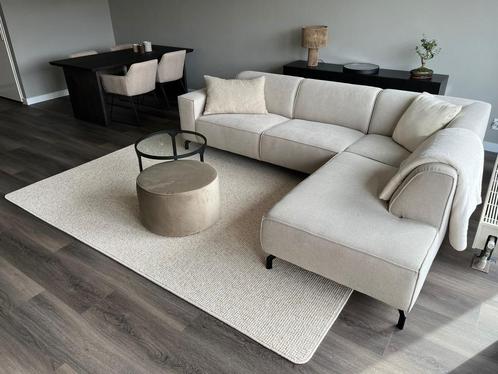 Knoopjes vloerkleden dik vloerkleed lijkt wol crème. kiezel, Huis en Inrichting, Stoffering | Tapijten en Kleden, Nieuw, 200 cm of meer