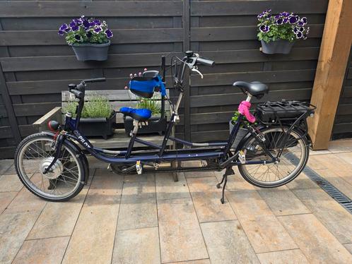 Elektrische tandem, Fietsen en Brommers, Fietsen | Tandems, Zo goed als nieuw, Minder dan 10 versnellingen, Ophalen