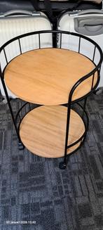 Bijzet tafel rond., Ophalen, 50 tot 100 cm, Rond, 50 tot 100 cm