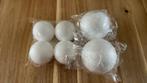 6 piepschuimen ballen, Hobby en Vrije tijd, Knutselen, Ophalen of Verzenden, Nieuw, Materiaal