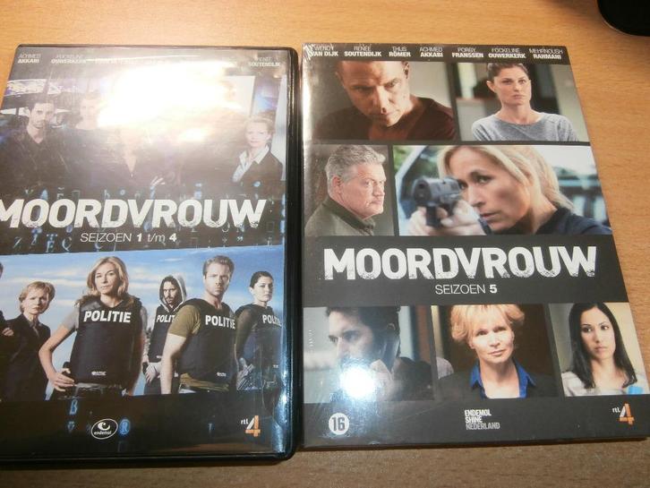 Dvd serie Moordvrouw seizoen 1 t/m 5, Cd's en Dvd's, Dvd's | Tv en Series, Zo goed als nieuw, Actie en Avontuur, Boxset, Vanaf 12 jaar