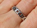 Vanoli 925 zilver schakel ring chain unisex maat 17 18 18,75, Sieraden, Tassen en Uiterlijk, Ringen, 18 tot 19, Nieuw, Ophalen of Verzenden