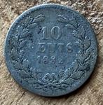 10 cent 1882 Willem III, Ophalen, Koning Willem III, Zilver, 10 cent