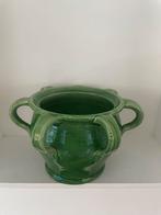 Marjo Gouda Holland zevenzijker 7 orenpot  bloempot  groen, Ophalen of Verzenden