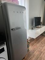 Smeg koelkast Grijs, Witgoed en Apparatuur, Koelkasten en IJskasten, Ophalen, 200 liter of meer, 160 cm of meer, Zo goed als nieuw