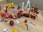 Playmobil vintage bouwvakkers en wegwerkers, Gebruikt, Los playmobil, Ophalen