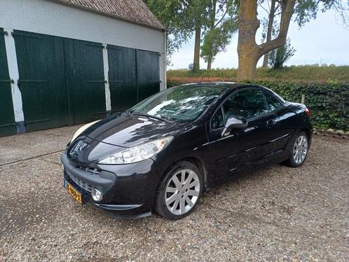 Peugeot 207 1.6 16V CC 88KW 2010 Zwart - MOTORPROBLEEM, Auto's, Peugeot, Particulier, Benzine, C, Cabriolet, Handgeschakeld, Geïmporteerd