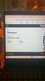 Treasure bruno mars tribute 9 okt Arnhem, Tickets en Kaartjes, Twee personen, Oktober