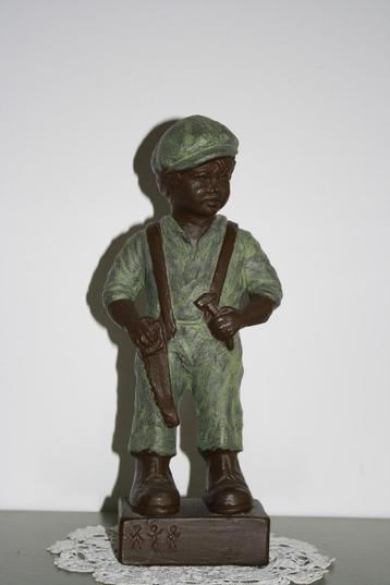 Beeld / Keramiek / Bouwvakker / Timmerman beschikbaar voor biedingen