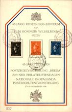 Wilhelmina - Regeringsjubileum - Stempels - 1938, Postzegels en Munten, Brieven en Enveloppen | Nederland, Overige typen, Ophalen of Verzenden