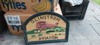 O. LINSTROM AVIATION Decoratief Bord, Ophalen of Verzenden