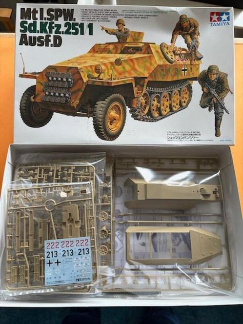 Tamiya	Sd.Kfz.251/1 Ausf.D  	1/35  *195, Hobby en Vrije tijd, Modelbouw | Auto's en Voertuigen, Nieuw, Tank, 1:32 tot 1:50, Tamiya