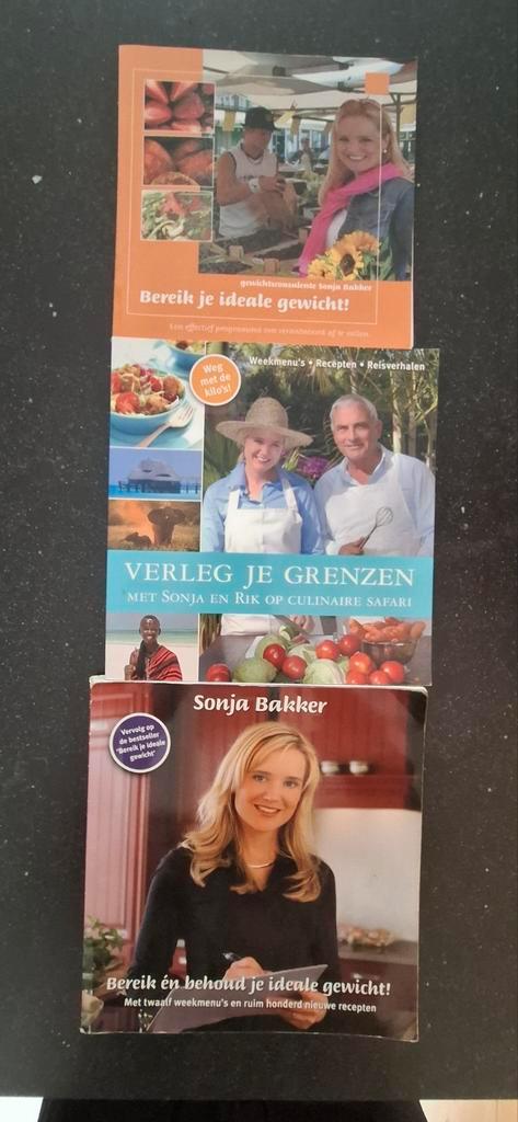 Sonja Bakker Boeken - 3 stuks, Boeken, Kookboeken, Gelezen, Hoofdgerechten, Overige typen, Europa, Gezond koken, Ophalen of Verzenden