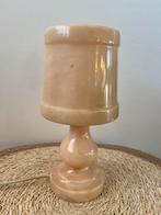 Vintage Albasten Onyx tafellamp, Huis en Inrichting, Lampen | Tafellampen, Ophalen, Zo goed als nieuw, Minder dan 50 cm
