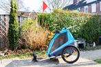 Thule Coaster XT Blue voor 2 kinderen + ezHitch koppeling, Fietsen en Brommers, Fietsaccessoires | Aanhangers en Karren, Ophalen