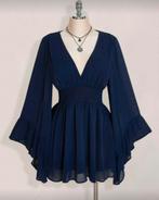 Tuniek Jaleesa Donkerblauw (44-52), Verzenden, Nieuw, Blauw, Blouse of Tuniek