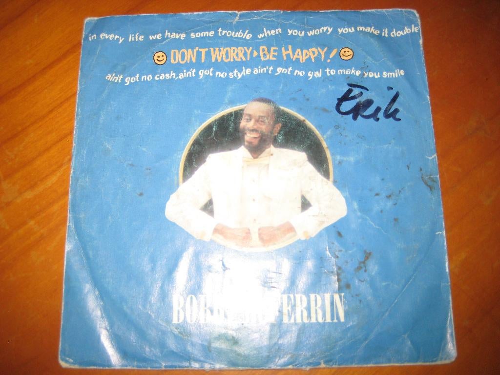 Bobby Ferrin: Don`t worry be happy, Ophalen of Verzenden, Zo goed als nieuw, Pop, Single