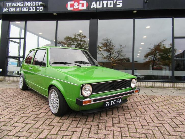 Volkswagen Golf 1.5 C 1975 UNIEK EINZELSTUCK 50 JAAR OUD, Auto's, Volkswagen, Bedrijf, Te koop, Golf, Lichtmetalen velgen, Benzine