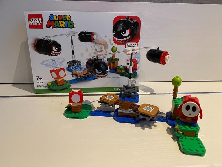 ZGAN Lego Mario 71366 Boomer Bill Barrage - compleet + doos!, Kinderen en Baby's, Speelgoed | Duplo en Lego, Zo goed als nieuw