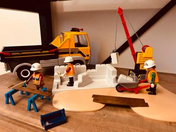 Playmobil Bouwplaats met vrachtwagen! beschikbaar voor biedingen