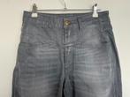 Closed Pedal Pusher jeans grijs high waist maat IT 44 38, Kleding | Dames, Spijkerbroeken en Jeans, Closed, Zo goed als nieuw