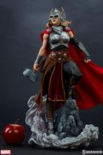 Sideshow Jane Foster Thor Regular Premium Format Statue, Ophalen of Verzenden, Zo goed als nieuw, Beeldje, Replica of Model