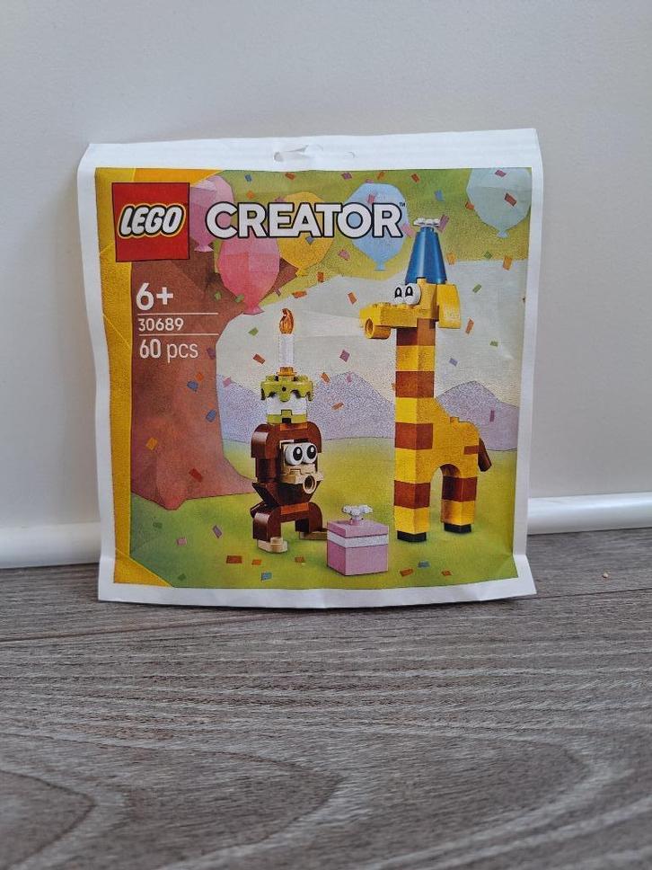 Lego 30689 - Verjaardagsfeestdieren, Kinderen en Baby's, Speelgoed | Duplo en Lego, Nieuw, Lego, Complete set, Ophalen of Verzenden
