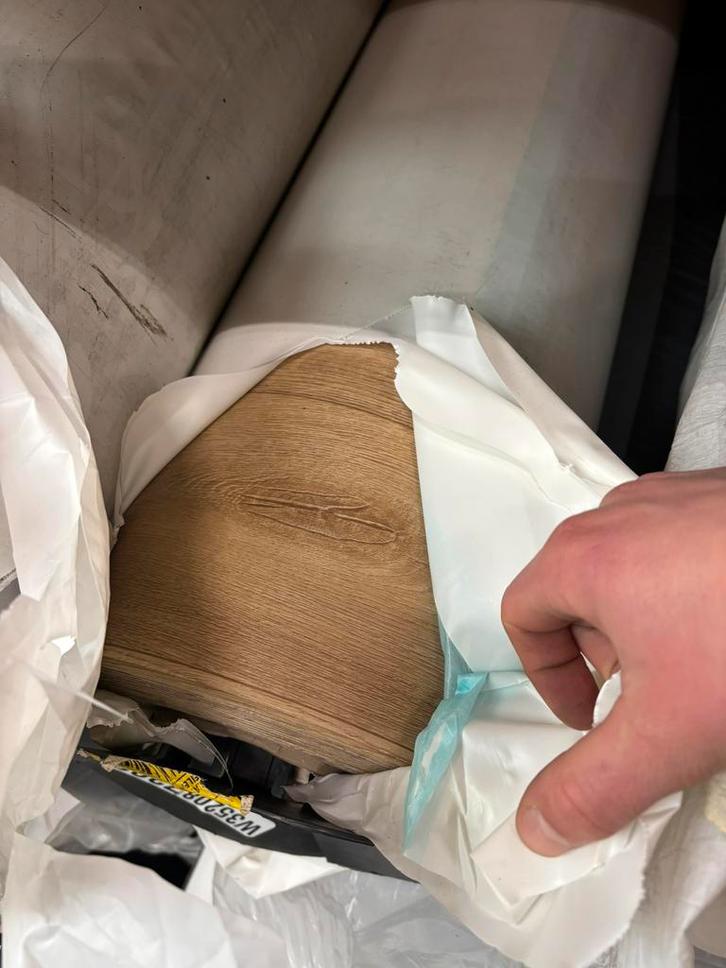 Vinyl rollen 4 meter breed, op maar te snijden. Merk: tarket, Huis en Inrichting, Stoffering | Vloerbedekking, Nieuw, Vinyl, Wit