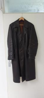 Originele lange lederen Solex jas, Maat 52/54 (L), Bruin, Groli, Ophalen of Verzenden