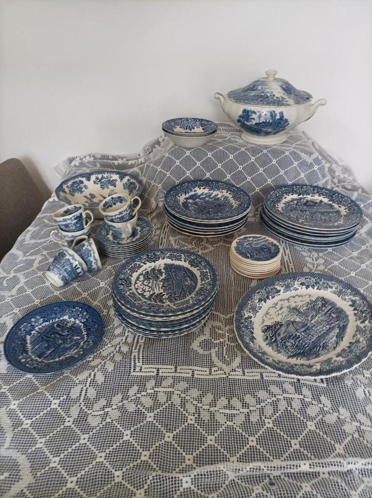 Mooi oud Engels servies, Antiek en Kunst, Antiek | Servies compleet, Ophalen
