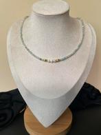 Akoya zoutwater parel aquamarijn morganiet beryl heliodoor, Blauw, Nieuw, Ophalen of Verzenden, Met edelsteen