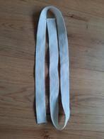 Keperband band wit 139,5 cm lang en 3,5 cm breed, Hobby en Vrije tijd, Ophalen of Verzenden