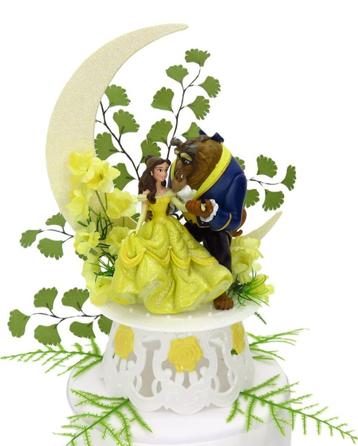 Schitterende romantische Belle en het Beest taarttopper. beschikbaar voor biedingen