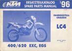 Parts Manual KTM Chassis 96 modellen 400/620 LC4 (4128z), Verzenden, Overige merken