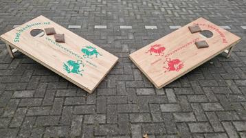 Cornhole en Oud Hollandse spellen huren va 10,- beschikbaar voor biedingen